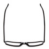 Top View of Porsche Designs P8215-A Unisex Designer Reading Glasses Black Carbon Fiber 55 mm