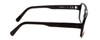 Side View of Porsche Design P8217A Unisex Reading Glasses Crystal Dark Grey Carbon Fiber 56mm