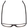 Top View of Porsche Designs P8217-C Unisex Reading Glasses in Light Grey Carbon Fiber 56 mm