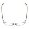 Top View of Porsche Design P8246-D Unisex Oval Designer Reading Glasses in Crystal Grey 56mm
