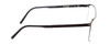 Side View of Porsche Designs P8256-E Designer Bi-Focal Prescription Rx Eyeglasses in Satin Black Unisex Square Full Rim Metal 55 mm