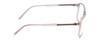 Side View of Porsche Designs P8269-B Unisex Designer Reading Glasses Crystal Smoke Grey 58 mm