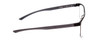 Side View of Porsche Designs P8289-A Designer Blue Light Blocking Eyeglasses in Satin Black/Matte Unisex Square Full Rim Titanium 57 mm