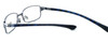 Bollé Trianon Eyeglasses in in Satin Blue-Tortoise :: Custom Left & Right Lens