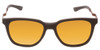Front View of Smith Roam Unisex Sunglasses in Matte Grey/CP Polarized Bronze Gold Mirror 53 mm