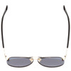 Top View of Kate Spade Jakayla/S Ladies Aviator Rimless Sunglasses Black/Grey Rose Gold 62mm
