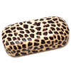 Calabria Large Leopard Animal Print Hard Clamshell Eye/Sunglass Case in 3 Colors