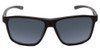 Front View of Smith Optic Pinpoint Unisex Sunglasses Matte Black/ChromaPop Polarize Black 59mm