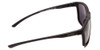 Side View of Smith Optic Pinpoint Unisex Sunglasses Matte Black/ChromaPop Polarize Black 59mm