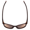 Top View of Smith Eastbank Unisex Round Sunglasses Matte Tortoise Gold/Polarized Brown 52 mm
