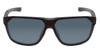 Front View of Smith Optics Leadout Unisex Designer Sunglasses Matte Black/ChromaPop Black 63mm