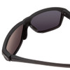 Close Up View of Smith Optics Leadout Unisex Designer Sunglasses Matte Black/ChromaPop Black 63mm
