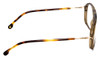 Side View of Carrera 239-4C3 Designer Blue Light Blocking Eyeglasses in Olive Green Crystal Unisex Aviator Full Rim Acetate 54 mm