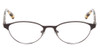 Front View of Jones New York J137 Unisex Designer Reading Glasses Black & Tokyo Tortoise 49 mm