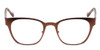 Lucky Brand D106 Ladies Classic Designer Reading Glasses in Brown Tortoise 49 mm
