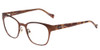 Lucky Brand D106 Ladies Classic Designer Reading Glasses in Brown Tortoise 49 mm