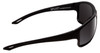 Side View of Under Armour Battle Men Designer Sunglasses in Black/Copper Grey Oleophobic 65mm