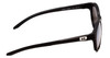 Side View of Under Armour Infinity Round Designer Sunglasses Matte Black/Silver Mirror 52 mm