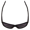 Top View of Under Armour Intensity Lady Designer Sunglasses Gloss Black/Grey Oleophobic 59mm