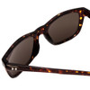 Close Up View of Under Armour Raid Classic Designer Sunglasses in Havana Tortoise Gold/Brown 55mm