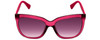 Front View of Police SPL410 Cateye Designer Sunglasses Pink Crystal Glitter/Violet Purple 56mm
