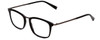 John Varvatos V375 Unisex Classic Reading Glasses Tortoise Brown Gold Black 53mm