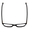 Top View of Jones New York J211 Ladies Full Rim Designer Reading Glasses in Gloss Black 49mm