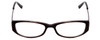 Front View of Jones New York J736 Lady Oval Designer Glasses in Purple Crystal & Red Wine 52mm