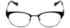 Lucky Brand D103 Unisex Classic Reading Glasses Black Diamond & Silver Red 50 mm