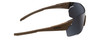 Smith Arena Elite Wrap Rimless Sunglass Tan 499 Brown/CP Black&Clear/Rose 135 mm