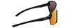 Smith Bobcat Oversize Semi-Rimless Sunglasses in Black/CP Red Mirror&Clear 150mm