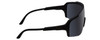 Smith Flywheel Unisex Wrap Rimless Designer Sunglasses in Matte Black/CP 130 mm