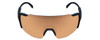Front View of Smith Flywheel Wrap Rimless Sunglass French Navy Blue/CP Rose Gold Mirror 130 mm