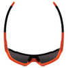 Smith Shift MAG Semi-Rimless Sunglasses Black Cinder Brown Orange/CP&Clear 136mm