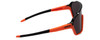 Smith Shift MAG Semi-Rimless Sunglasses Black Cinder Brown Orange/CP&Clear 136mm