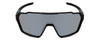 Smith Shift MAG Wrap Semi-Rimless Sunglass Black/CP Platinum Mirror&Clear 136 mm