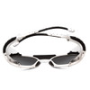 Top View of Carrera Hyperfit 19S Unisex Round Designer Sunglasses White Black Spot/Gray 54mm