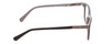 Side View of Harley-Davidson HD0131T Designer Progressive Lens Blue Light Blocking Eyeglasses in Black Gun Metal Grey Ladies Cateye Full Rim Acetate 48 mm