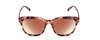 Front View of Coyote Cheyenne Ladies Polarized Sunglasses Purple Tortoise/Brown Gradient 52 mm