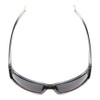 Top View of Coyote Dorado Unisex Polarized Sunglasses in Black Clear Grey/Silver Mirror 63mm