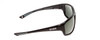 Side View of Coyote FP-04 Mens Full Rim Designer Polarized Sunglasses in Gloss Black/G15 62mm