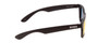Side View of Coyote FP-35 Mens Square Designer Polarized Sunglasses in Matte Black & G15 50mm