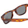 Close Up View of Coyote Nomad Unisex Full Rim Designer Polarized Sunglasses in Tortoise/G15 49 mm