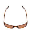 Top View of Coyote P-43 Unisex Designer Polarized Sunglasses Dark Tortoise Havana/Brown 58mm