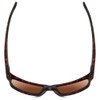 Top View of Smith Basecamp Unisex Sunglass Tortoise Brown Gold/CP Polarize Green Mirror 58mm