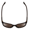 Top View of Smith Cheetah Ladies Cateye Sunglasses Tortoise Brown/Polarized Gold Mirror 54mm
