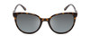 Front View of Smith Cheetah Women Cateye Sunglasses in Tortoise Brown Gold/Polarized Gray 54mm