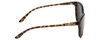 Side View of Smith Cheetah Women Cateye Sunglasses in Tortoise Brown Gold/Polarized Gray 54mm
