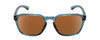 Front View of Smith Contour Unisex Sunglasses Crystal Stone Blue Green/CP Polarized Brown 56mm