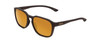 Profile View of Smith Contour Unisex Sunglasses Gravy Grey/CP Polarized Bronze Mirror Gold 56 mm